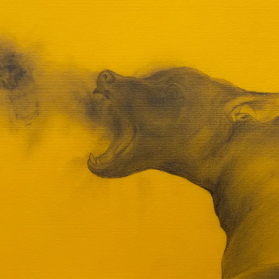 The inevitable and always unequal struggle between self and my ghosts, artwork by Flavio Cury